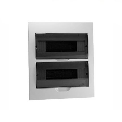 Nur 24-Way PVC Flush Mount DIN Rail DB Board