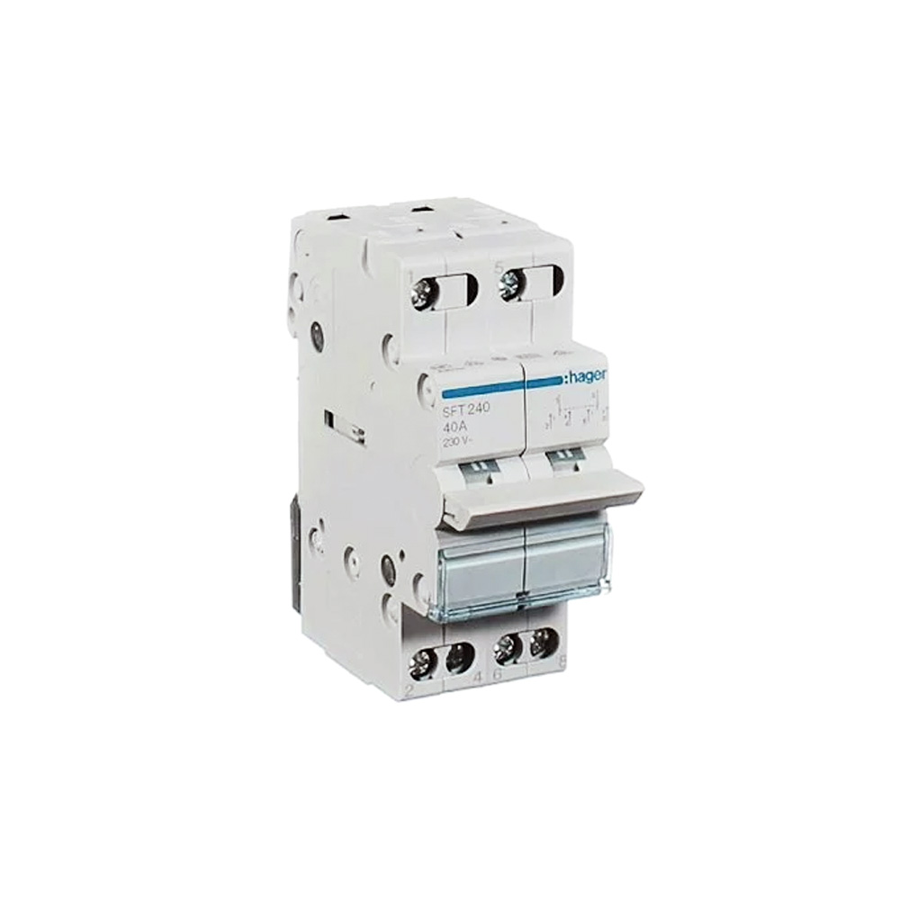 Onesto 2-Pole 40amp Change Over Switch Onesto 2-Pole 40amp Change Over Switch